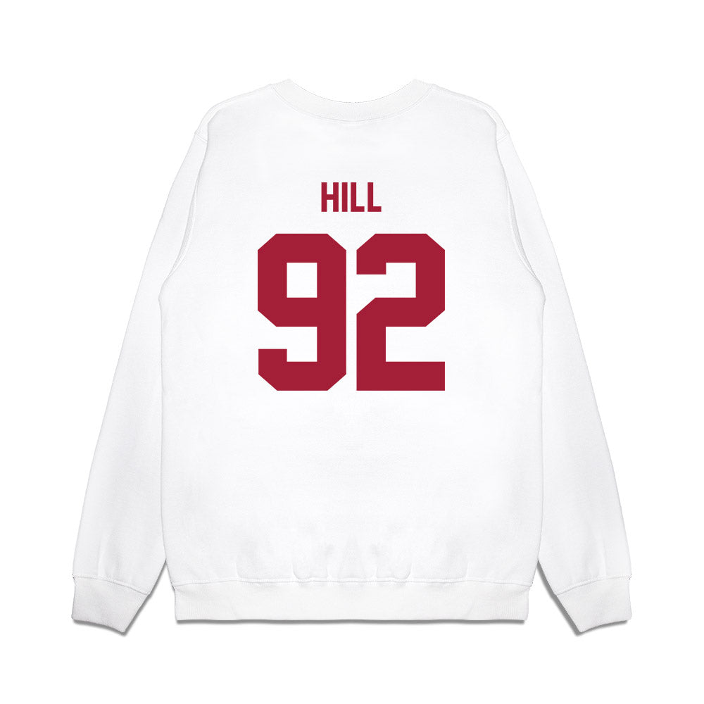 Indiana - NCAA Football : Gabe Hill - Undefeated Premium Crewneck Sweatshirt-1