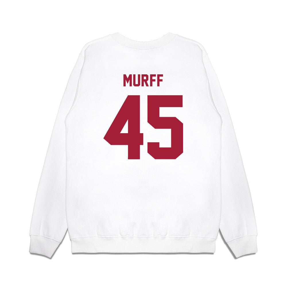 Indiana - NCAA Football : Lincoln Murff - Undefeated Premium Crewneck Sweatshirt-1