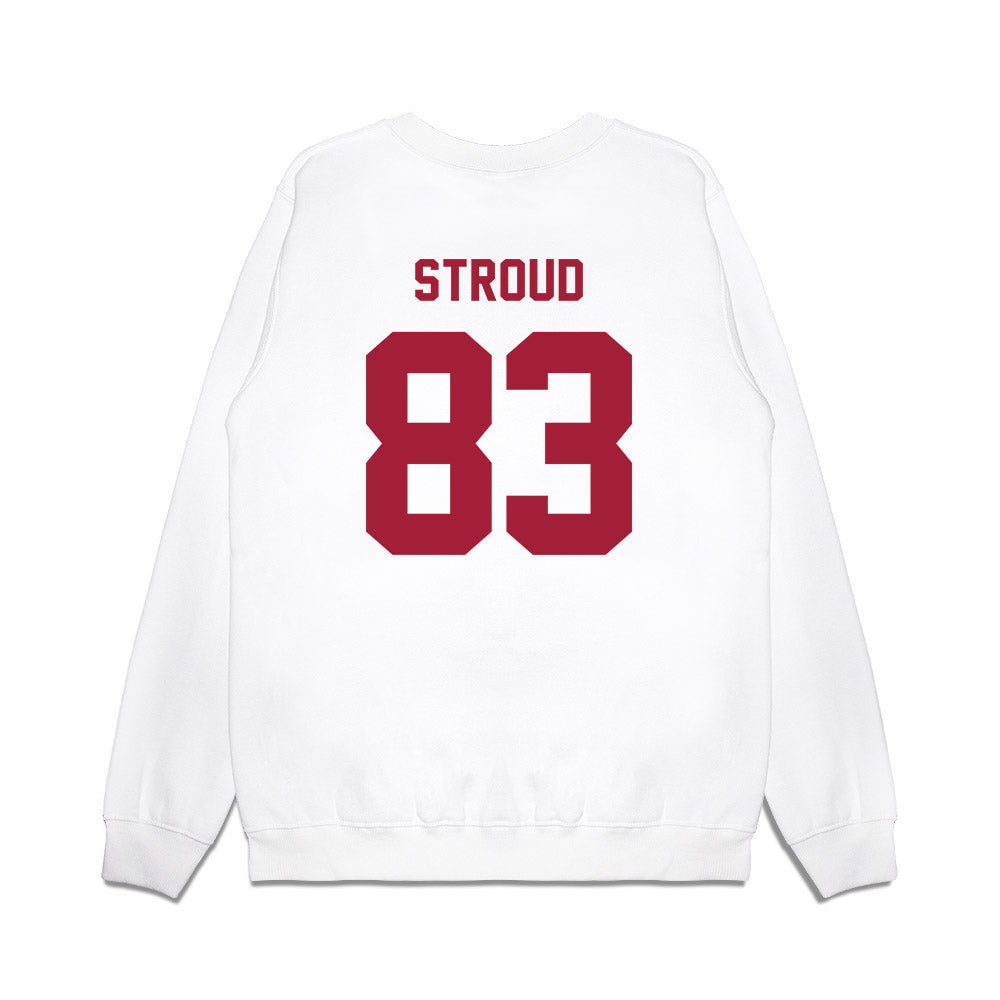 Indiana - NCAA Football : Hunter Stroud - Undefeated Premium Crewneck Sweatshirt-1