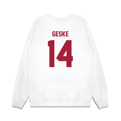 Indiana - NCAA Football : Maverick Geske - Undefeated Premium Crewneck Sweatshirt-1