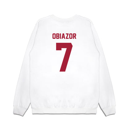 Indiana - NCAA Football : Chiddi Obiazor - Undefeated Premium Crewneck Sweatshirt-1