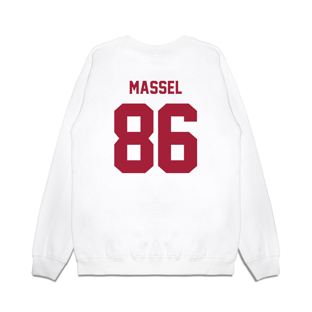 Indiana - NCAA Football : Bruno Massel - Undefeated Premium Crewneck Sweatshirt-1