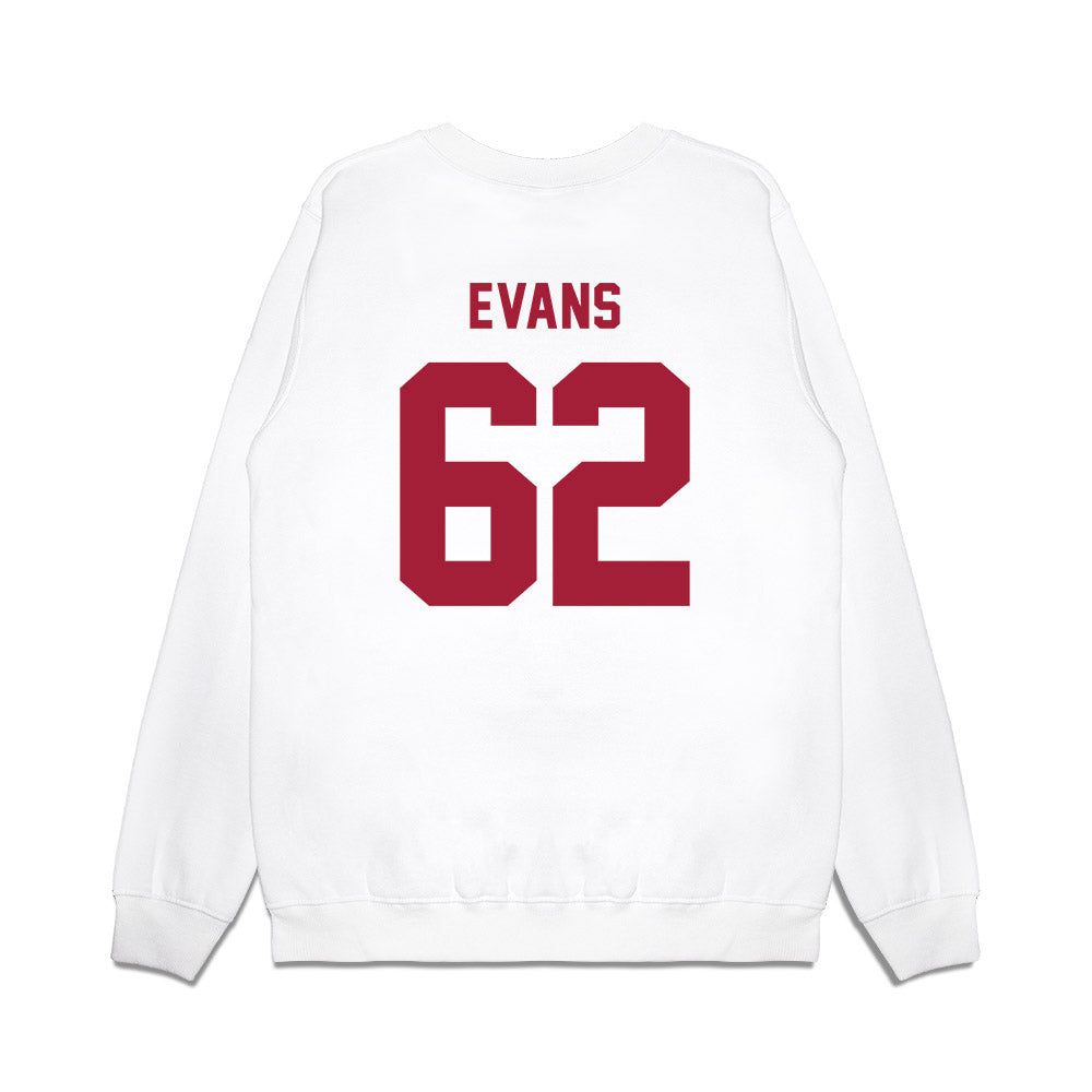 Indiana - NCAA Football : Drew Evans - Undefeated Premium Crewneck Sweatshirt-1