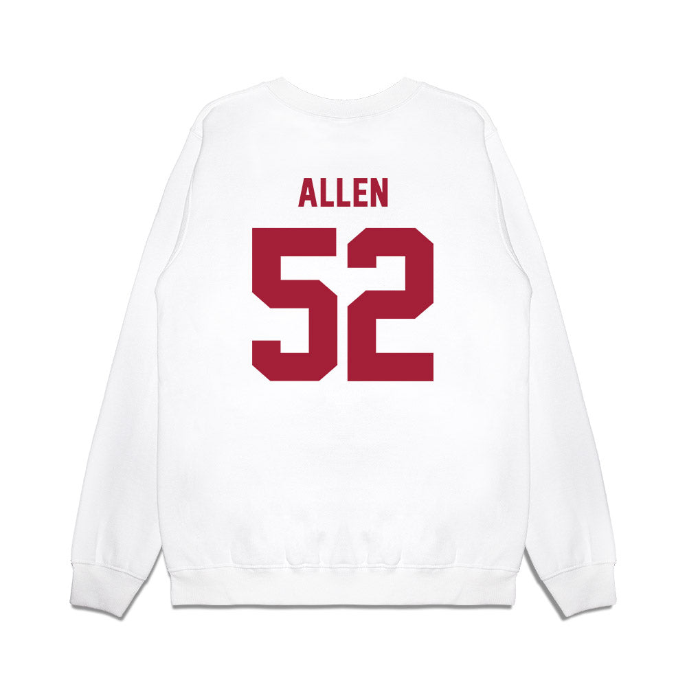 Indiana - NCAA Football : Clayton Allen - Undefeated Premium Crewneck Sweatshirt-1