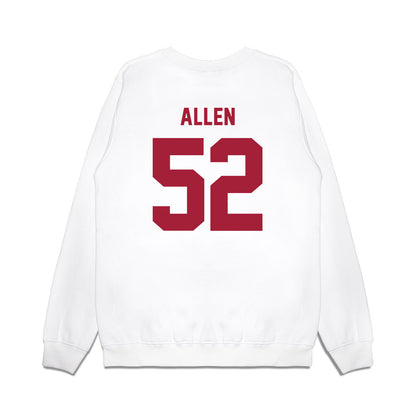 Indiana - NCAA Football : Clayton Allen - Undefeated Premium Crewneck Sweatshirt-1