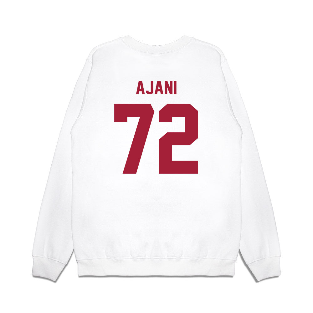 Indiana - NCAA Football : Adedamola Ajani - Undefeated Premium Crewneck Sweatshirt-1