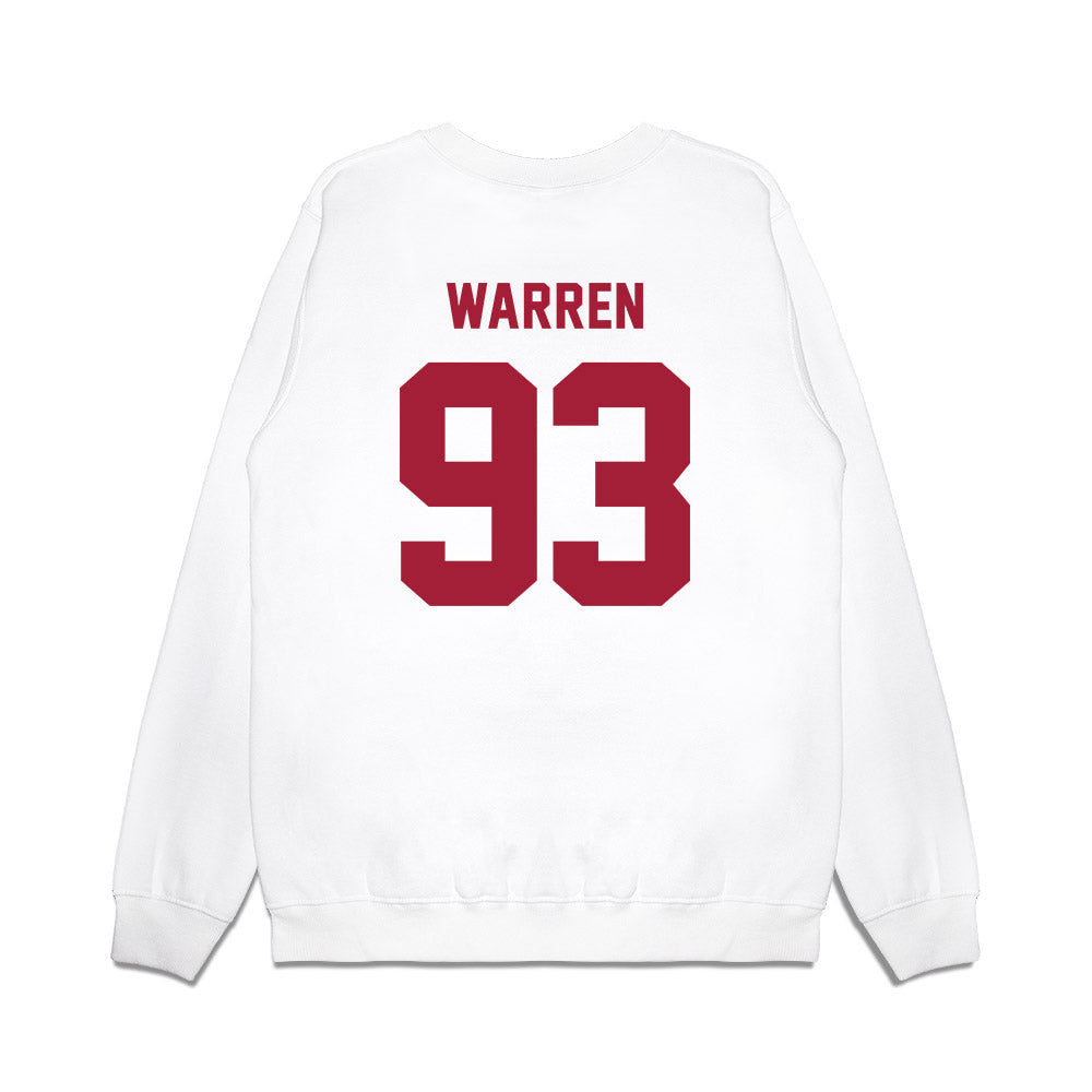 Indiana - NCAA Football : Quinn Warren - Undefeated Premium Crewneck Sweatshirt-1