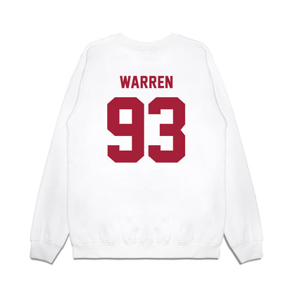 Indiana - NCAA Football : Quinn Warren - Undefeated Premium Crewneck Sweatshirt-1