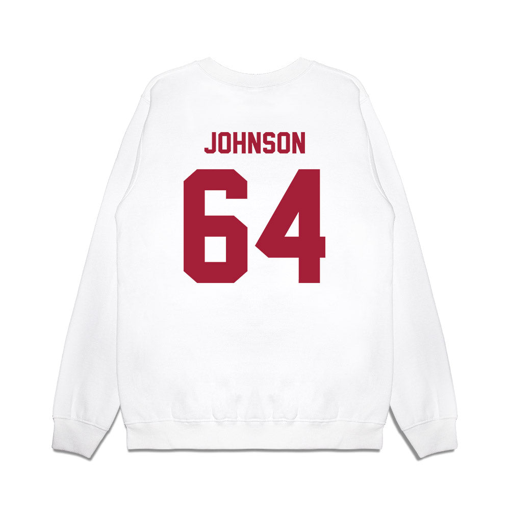 Indiana - NCAA Football : Chance Johnson - Undefeated Premium Crewneck Sweatshirt-1