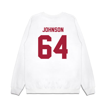 Indiana - NCAA Football : Chance Johnson - Undefeated Premium Crewneck Sweatshirt-1