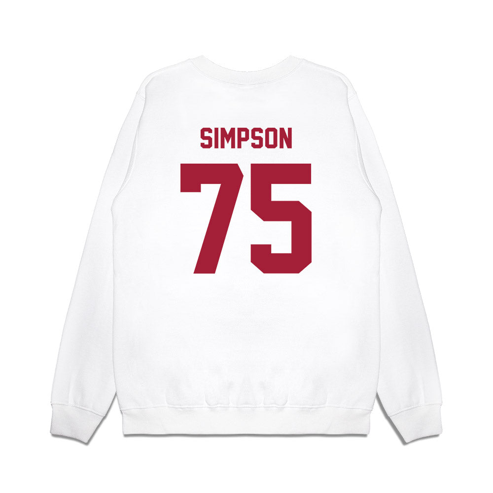Indiana - NCAA Football : Sam Simpson - Undefeated Premium Crewneck Sweatshirt-1