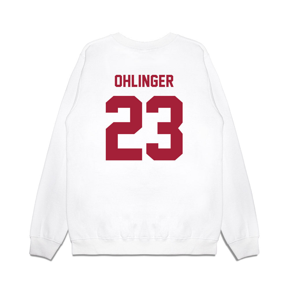 Indiana - NCAA Football : Henry Ohlinger - Undefeated Premium Crewneck Sweatshirt-1