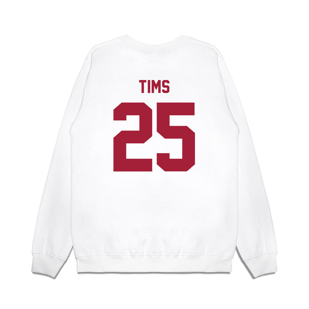 Indiana - NCAA Football : Dmontae Tims - Undefeated Premium Crewneck Sweatshirt-1