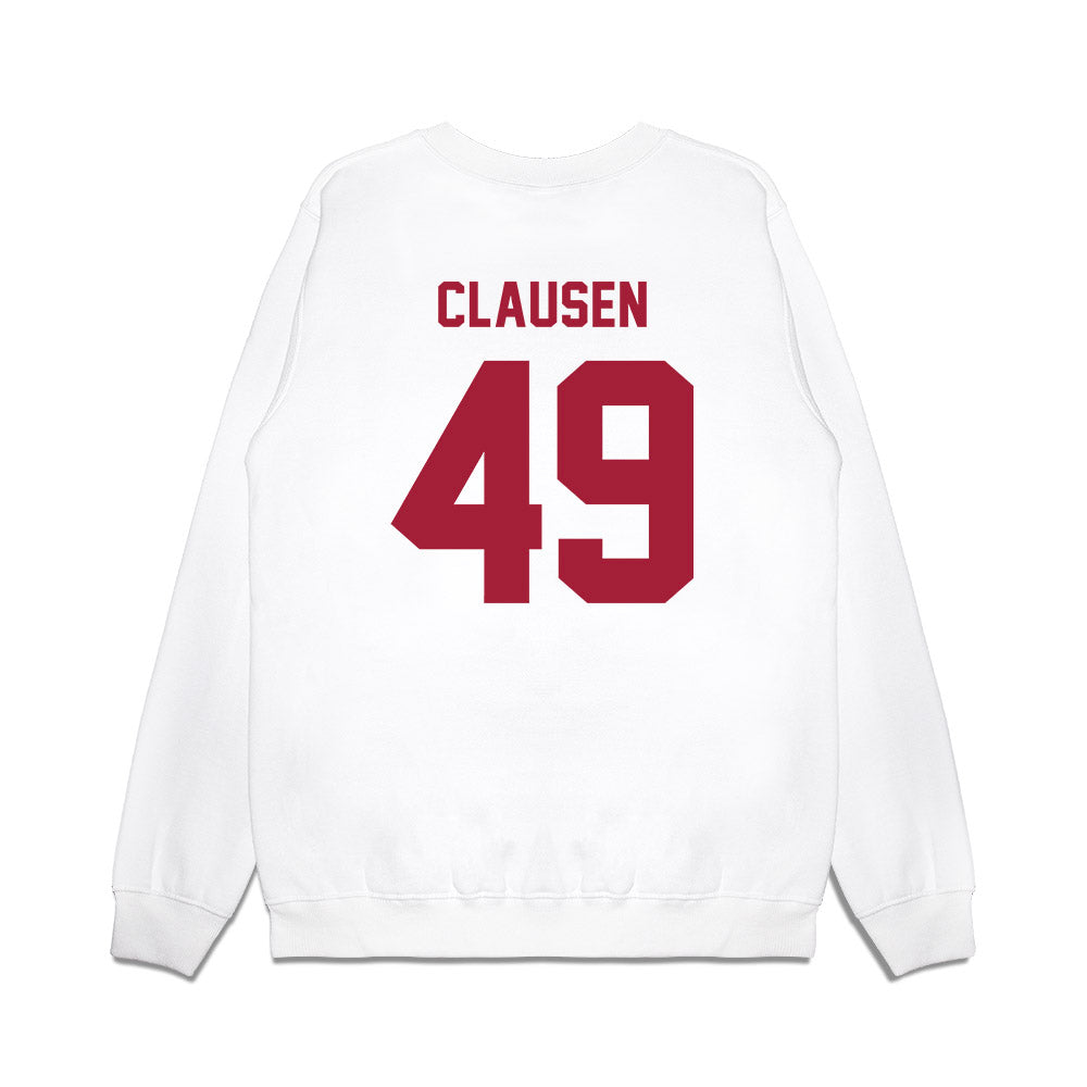 Indiana - NCAA Football : Drew Clausen - Undefeated Premium Crewneck Sweatshirt-1