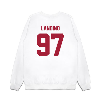 Indiana - NCAA Football : Mario Landino - Undefeated Premium Crewneck Sweatshirt-1