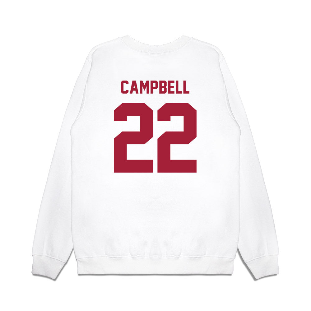 Indiana - NCAA Football : Jayreon Campbell - Undefeated Premium Crewneck Sweatshirt-1