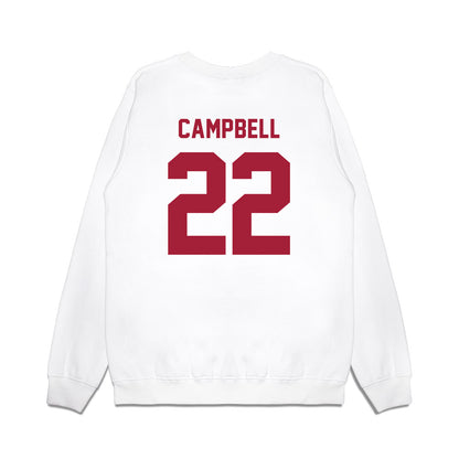 Indiana - NCAA Football : Jayreon Campbell - Undefeated Premium Crewneck Sweatshirt-1