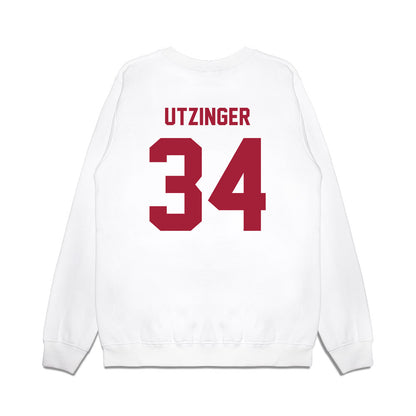 Indiana - NCAA Football : Jeffrey Utzinger - Undefeated Premium Crewneck Sweatshirt-1