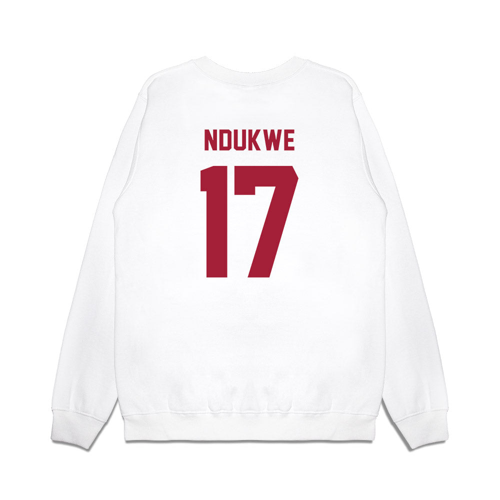 Indiana - NCAA Football : Daniel Ndukwe - Undefeated Premium Crewneck Sweatshirt-1