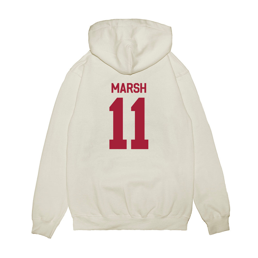 Indiana - NCAA Football : Nick Marsh - Flipping Champs Premium Hooded Sweatshirt-1