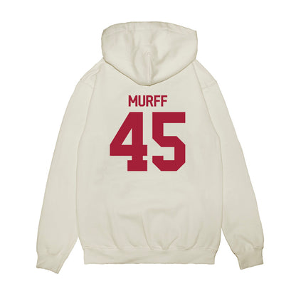 Indiana - NCAA Football : Lincoln Murff - Flipping Champs Premium Hooded Sweatshirt-1