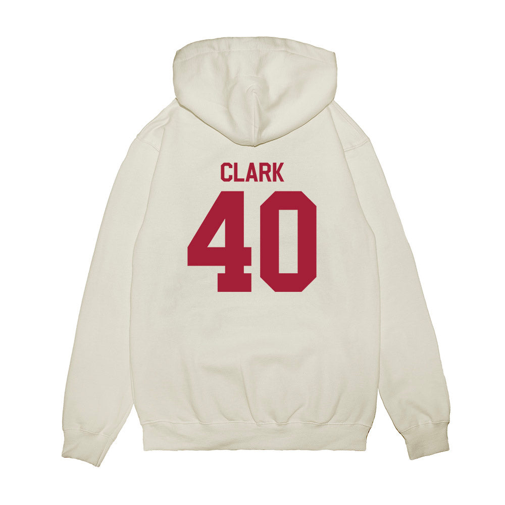 Indiana - NCAA Football : Quentin Clark - Flipping Champs Premium Hooded Sweatshirt-1
