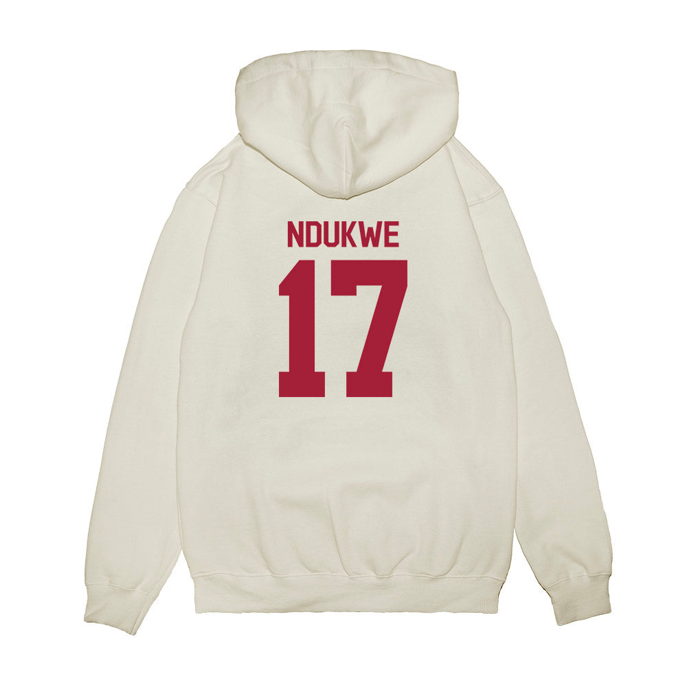 Indiana - NCAA Football : Daniel Ndukwe - Flipping Champs Premium Hooded Sweatshirt-1