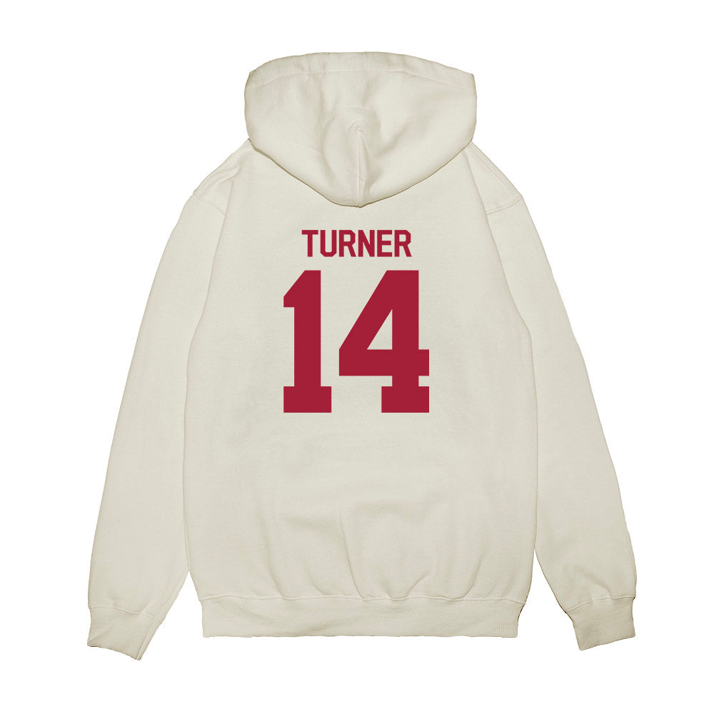 Indiana - NCAA Football : Kaiden Turner - Flipping Champs Premium Hooded Sweatshirt-1