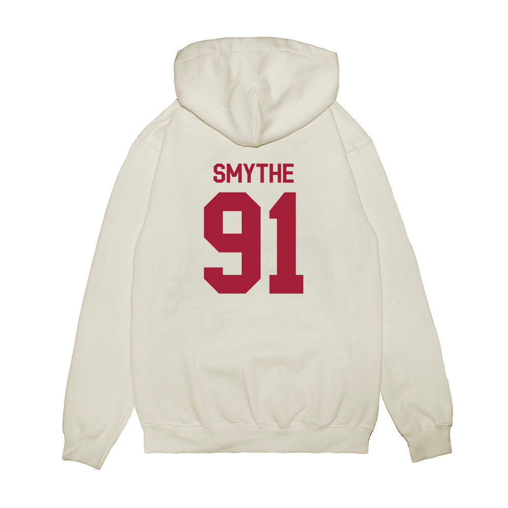 Indiana - NCAA Football : Blake Smythe - Flipping Champs Premium Hooded Sweatshirt-1