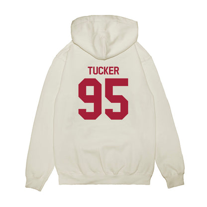 Indiana - NCAA Football : Tyrique Tucker - Flipping Champs Premium Hooded Sweatshirt-1