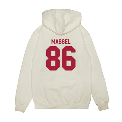 Indiana - NCAA Football : Bruno Massel - Flipping Champs Premium Hooded Sweatshirt-1