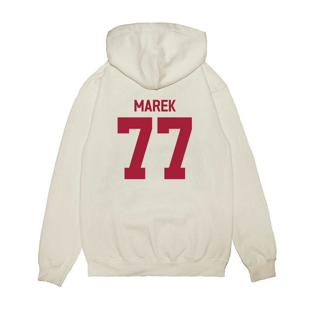 Indiana - NCAA Football : Matt Marek - Flipping Champs Premium Hooded Sweatshirt-1