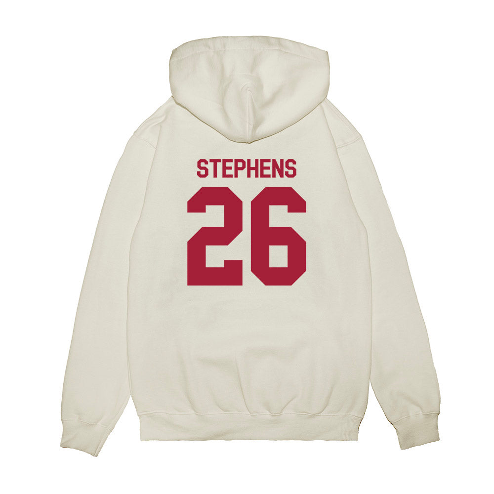 Indiana - NCAA Football : Iosua Stephens - Flipping Champs Premium Hooded Sweatshirt-1