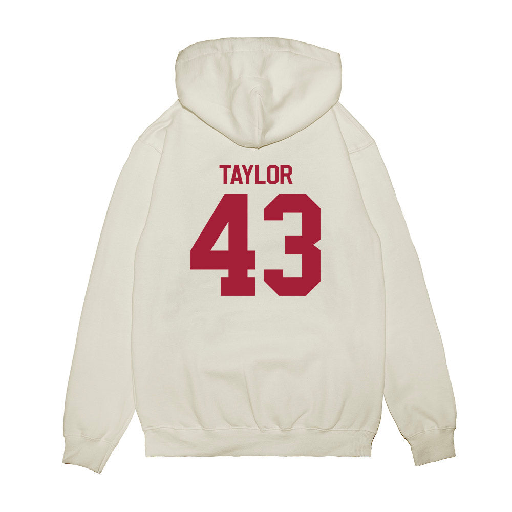 Indiana - NCAA Football : Bryce Taylor - Flipping Champs Premium Hooded Sweatshirt-1