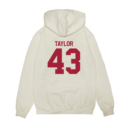 Indiana - NCAA Football : Bryce Taylor - Flipping Champs Premium Hooded Sweatshirt-1