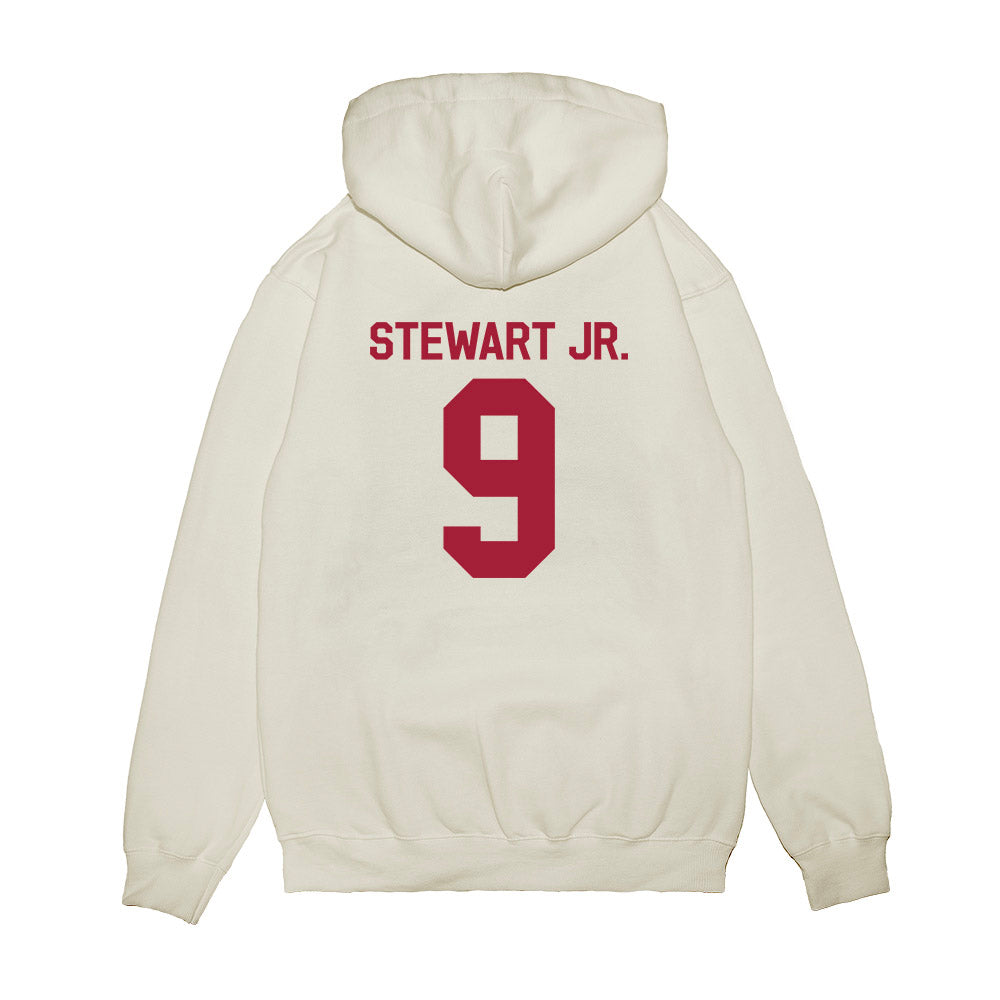 Indiana - NCAA Football : Seaonta Stewart Jr. - Flipping Champs Premium Hooded Sweatshirt-1