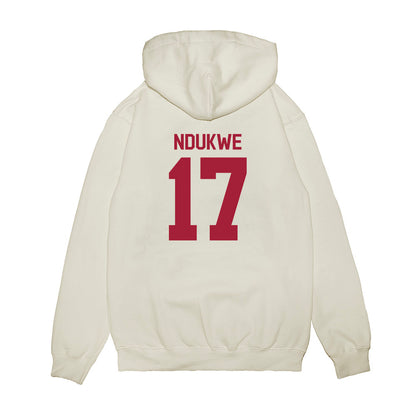Indiana - NCAA Football : Daniel Ndukwe - Flipping Champs Premium Hooded Sweatshirt-1