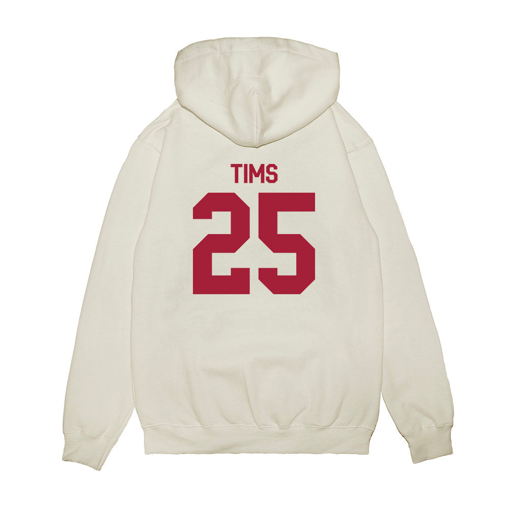 Indiana - NCAA Football : Dmontae Tims - Flipping Champs Premium Hooded Sweatshirt-1