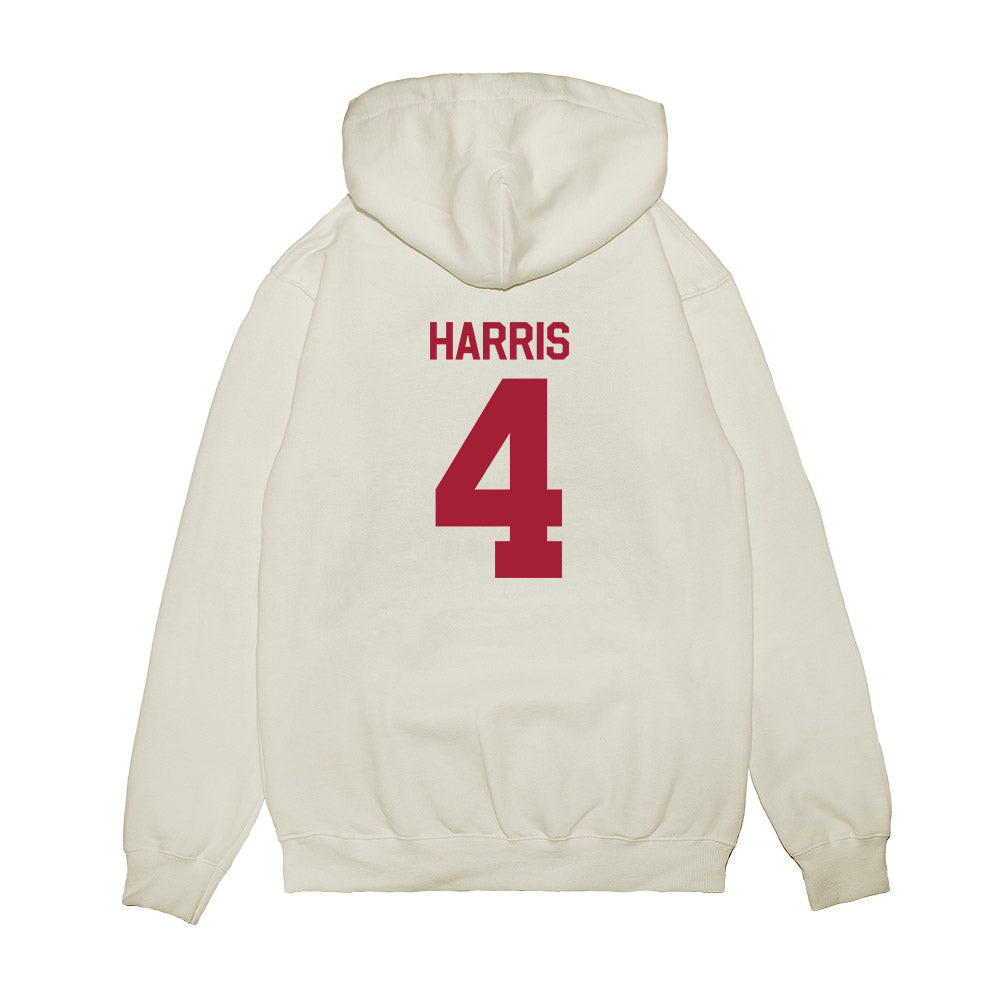 Indiana - NCAA Football : AJ Harris - Flipping Champs Premium Hooded Sweatshirt-1