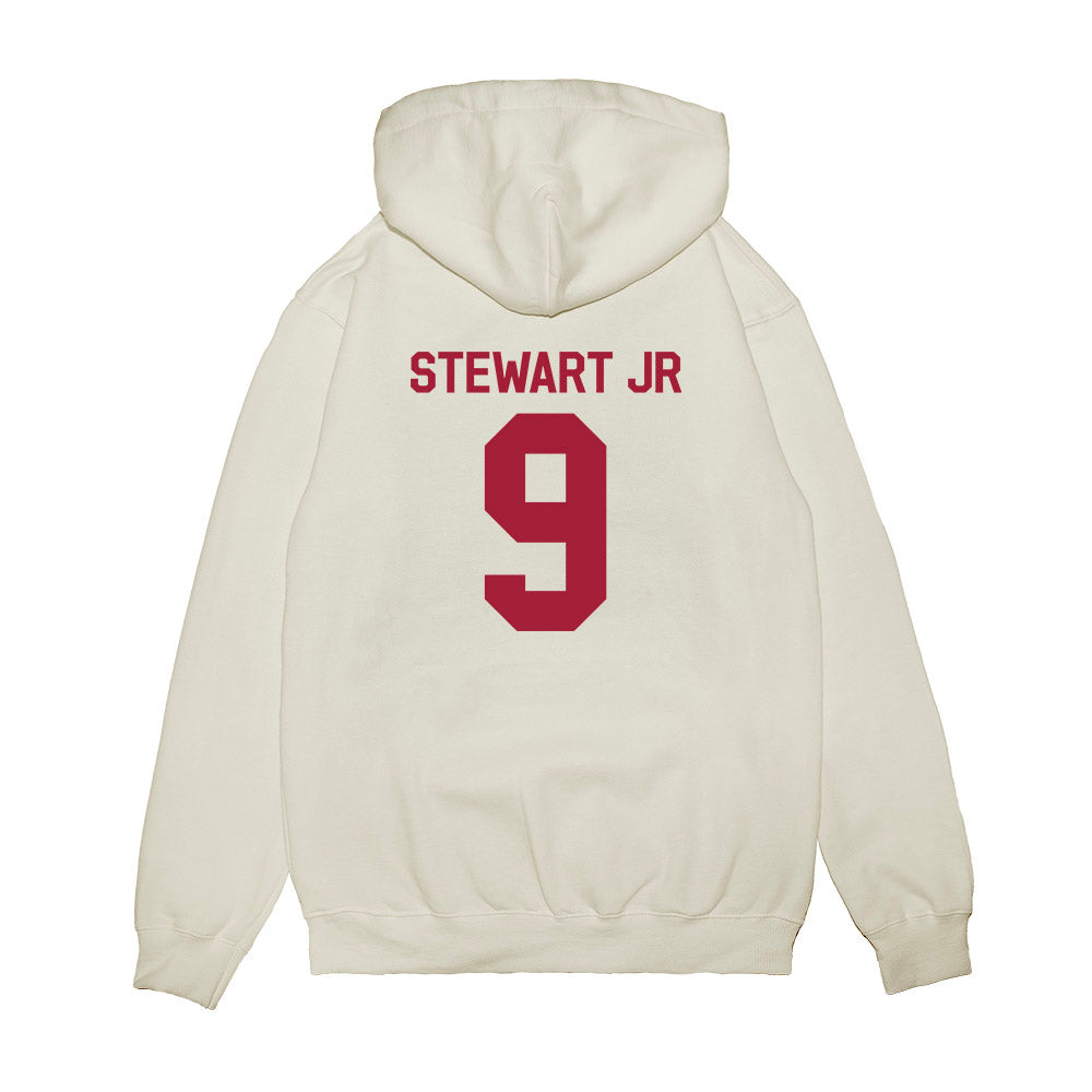Indiana - NCAA Football : Seaonta Stewart Jr - Flipping Champs Premium Hooded Sweatshirt-1