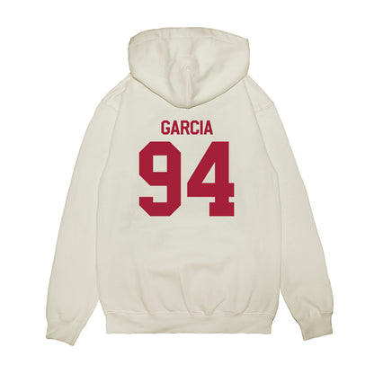 Indiana - NCAA Football : Kyler Garcia - Flipping Champs Premium Hooded Sweatshirt-1
