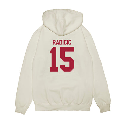 Indiana - NCAA Football : Nicolas Radicic - Flipping Champs Premium Hooded Sweatshirt-1