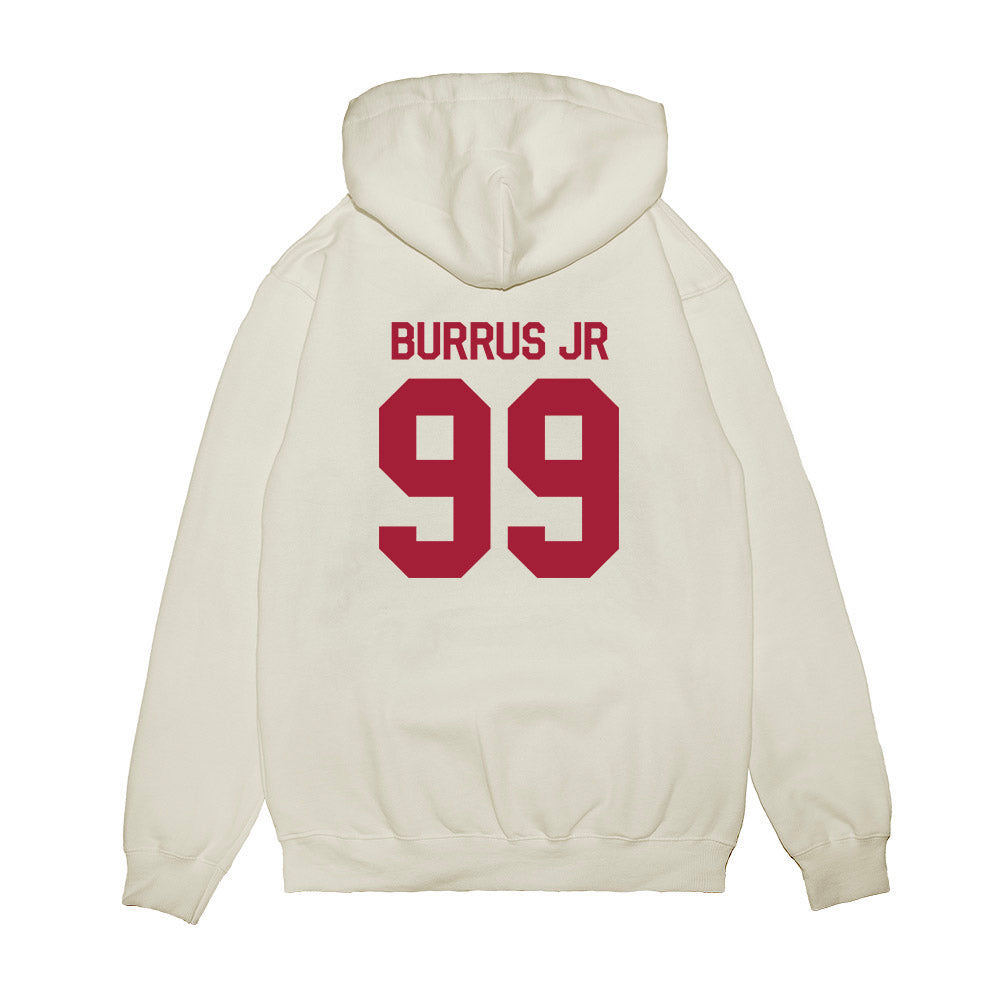 Indiana - NCAA Football : Tyrone Burrus Jr - Flipping Champs Premium Hooded Sweatshirt-1