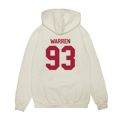 Indiana - NCAA Football : Quinn Warren - Flipping Champs Premium Hooded Sweatshirt-1