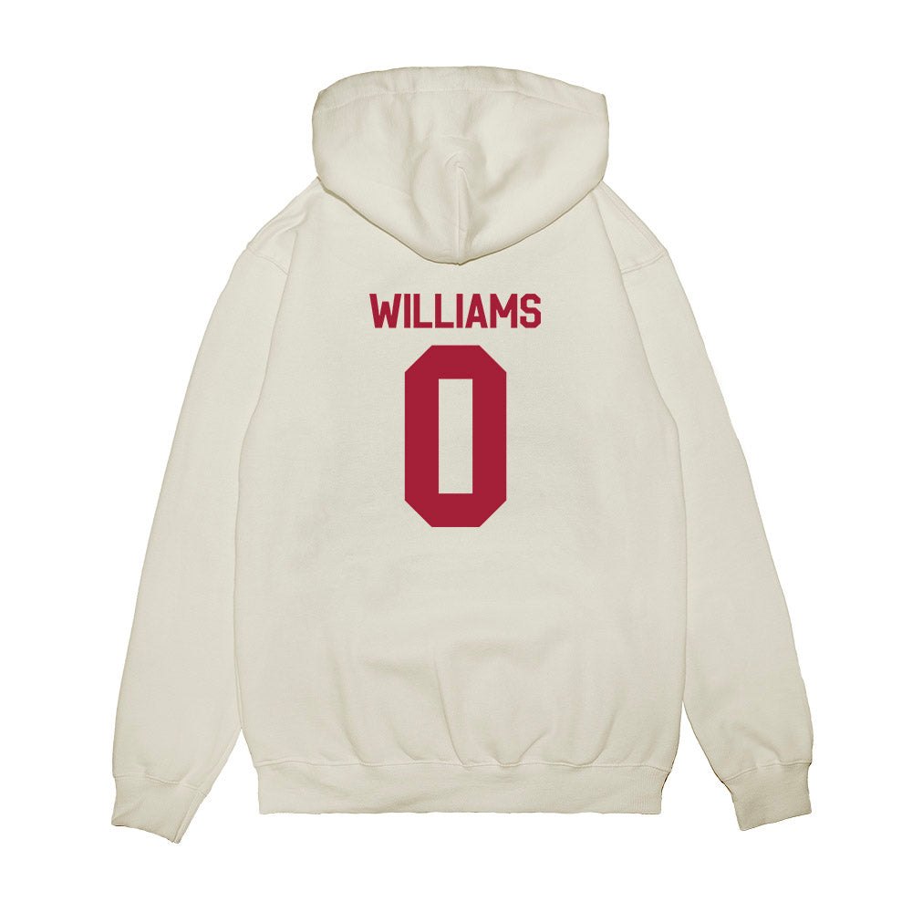 Indiana - NCAA Football : Carson Williams - Flipping Champs Premium Hooded Sweatshirt-1