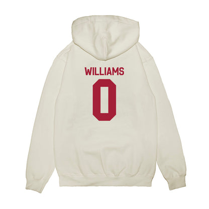 Indiana - NCAA Football : Carson Williams - Flipping Champs Premium Hooded Sweatshirt-1