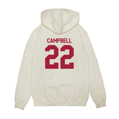 Indiana - NCAA Football : Jayreon Campbell - Flipping Champs Premium Hooded Sweatshirt-1