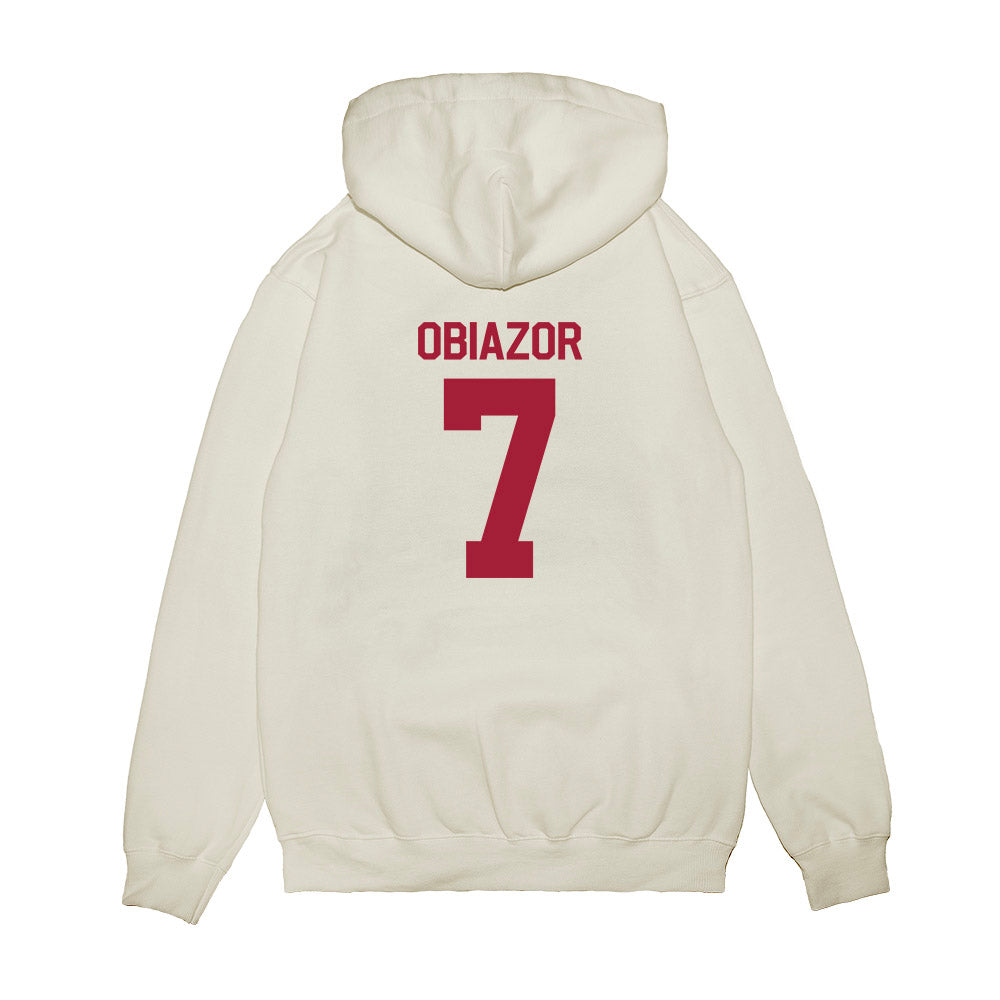 Indiana - NCAA Football : Chiddi Obiazor - Flipping Champs Premium Hooded Sweatshirt-1
