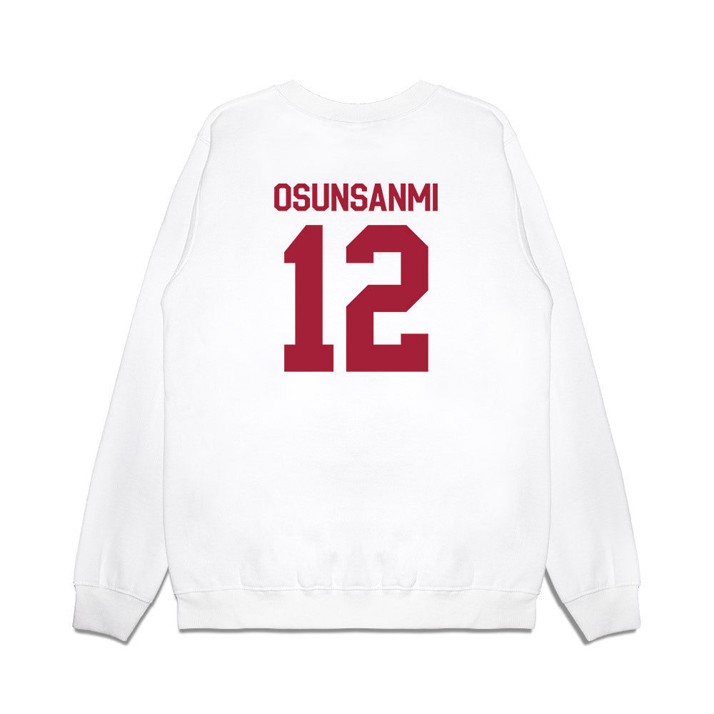 Indiana - NCAA Football : Tobi Osunsanmi - Flipping Champs Premium Crewneck Sweatshirt-1
