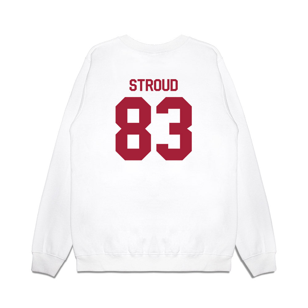 Indiana - NCAA Football : Hunter Stroud - Flipping Champs Premium Crewneck Sweatshirt-1